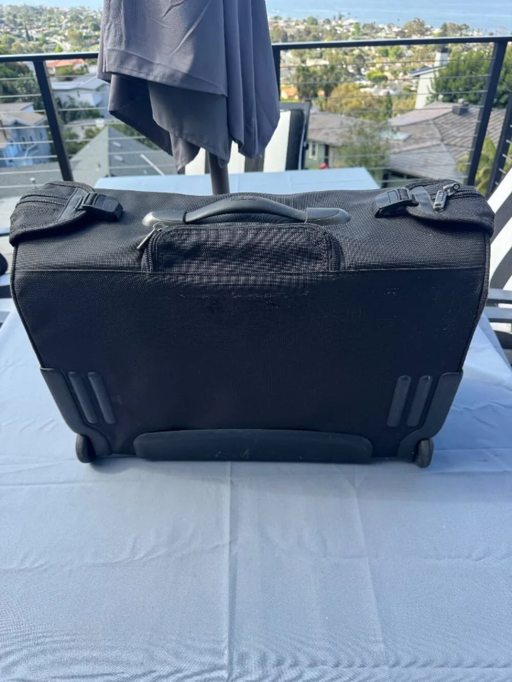 Tumi Alpha 22033DH Black Ballistic Nylon 22